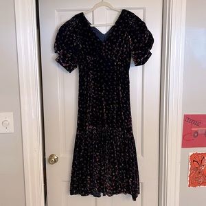 Velvet puff sleeve SEA NY Dress
